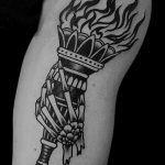 фото рисунок тату факел от 07.02.2018 №162 - torch tattoo - tatufoto.com