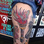фото рисунок тату факел от 07.02.2018 №167 - torch tattoo - tatufoto.com