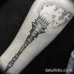 фото рисунок тату факел от 07.02.2018 №169 - torch tattoo - tatufoto.com