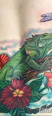 фото тату Игуана от 09.02.2018 №020 — Iguana tattoo — tatufoto.com