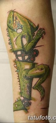 фото тату Игуана от 09.02.2018 №029 — Iguana tattoo — tatufoto.com