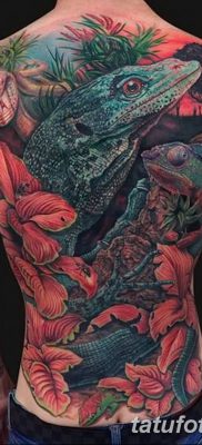 фото тату Игуана от 09.02.2018 №049 — Iguana tattoo — tatufoto.com