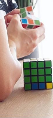 фото тату Кубик Рубика от 24.02.2018 №144 — tattoo Rubik’s Cube — tatufoto.com