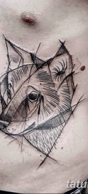 фото тату белый волк от 07.02.2018 №006 — white wolf tattoo — tatufoto.com