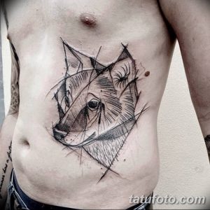 фото тату белый волк от 07.02.2018 №006 - white wolf tattoo - tatufoto.com