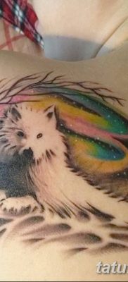 фото тату белый волк от 07.02.2018 №023 — white wolf tattoo — tatufoto.com