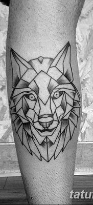 фото тату белый волк от 07.02.2018 №032 — white wolf tattoo — tatufoto.com