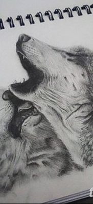 фото тату белый волк от 07.02.2018 №055 — white wolf tattoo — tatufoto.com