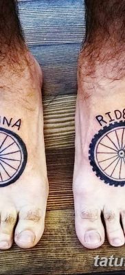 фото тату велосипед от 10.02.2018 №001 — tattoo bicycle — tatufoto.com