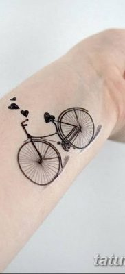 фото тату велосипед от 10.02.2018 №002 — tattoo bicycle — tatufoto.com