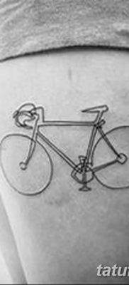 фото тату велосипед от 10.02.2018 №003 — tattoo bicycle — tatufoto.com