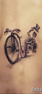 фото тату велосипед от 10.02.2018 №008 — tattoo bicycle — tatufoto.com