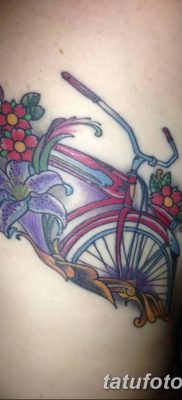 фото тату велосипед от 10.02.2018 №012 — tattoo bicycle — tatufoto.com
