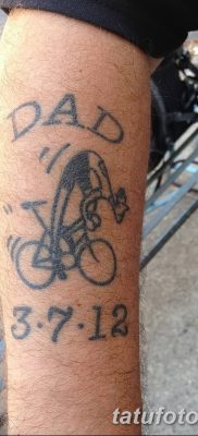 фото тату велосипед от 10.02.2018 №014 — tattoo bicycle — tatufoto.com
