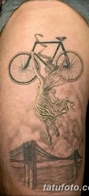 фото тату велосипед от 10.02.2018 №016 — tattoo bicycle — tatufoto.com