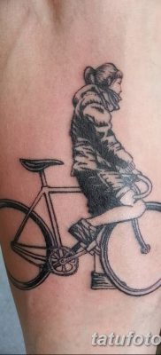 фото тату велосипед от 10.02.2018 №018 — tattoo bicycle — tatufoto.com