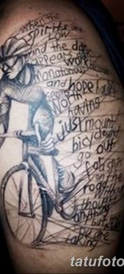 фото тату велосипед от 10.02.2018 №023 — tattoo bicycle — tatufoto.com