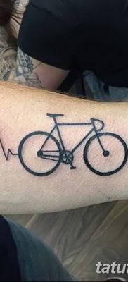 фото тату велосипед от 10.02.2018 №026 — tattoo bicycle — tatufoto.com