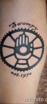 фото тату велосипед от 10.02.2018 №028 — tattoo bicycle — tatufoto.com