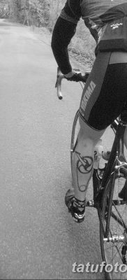 фото тату велосипед от 10.02.2018 №029 — tattoo bicycle — tatufoto.com