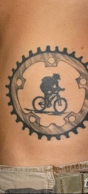 фото тату велосипед от 10.02.2018 №030 — tattoo bicycle — tatufoto.com