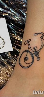 фото тату велосипед от 10.02.2018 №034 — tattoo bicycle — tatufoto.com