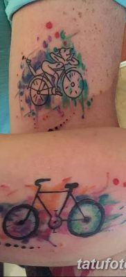 фото тату велосипед от 10.02.2018 №036 — tattoo bicycle — tatufoto.com