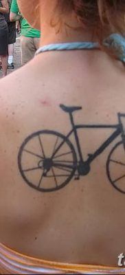 фото тату велосипед от 10.02.2018 №040 — tattoo bicycle — tatufoto.com