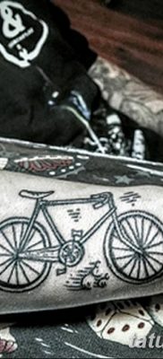 фото тату велосипед от 10.02.2018 №044 — tattoo bicycle — tatufoto.com