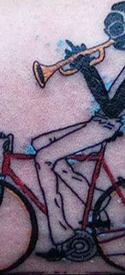 фото тату велосипед от 10.02.2018 №045 — tattoo bicycle — tatufoto.com