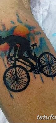 фото тату велосипед от 10.02.2018 №048 — tattoo bicycle — tatufoto.com