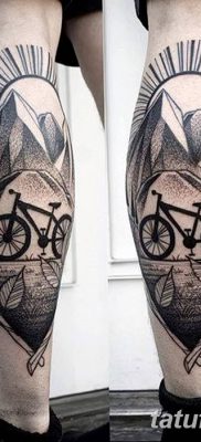 фото тату велосипед от 10.02.2018 №049 — tattoo bicycle — tatufoto.com