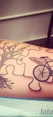 фото тату велосипед от 10.02.2018 №052 — tattoo bicycle — tatufoto.com