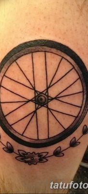 фото тату велосипед от 10.02.2018 №054 — tattoo bicycle — tatufoto.com