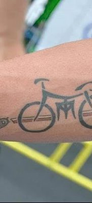 фото тату велосипед от 10.02.2018 №058 — tattoo bicycle — tatufoto.com