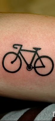 фото тату велосипед от 10.02.2018 №059 — tattoo bicycle — tatufoto.com