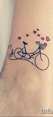 фото тату велосипед от 10.02.2018 №061 — tattoo bicycle — tatufoto.com