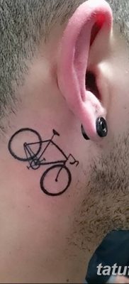 фото тату велосипед от 10.02.2018 №062 — tattoo bicycle — tatufoto.com
