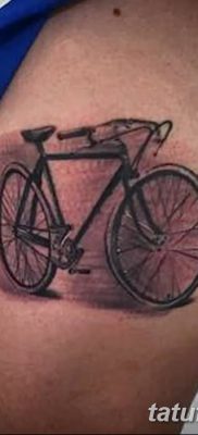 фото тату велосипед от 10.02.2018 №065 — tattoo bicycle — tatufoto.com