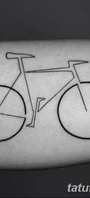 фото тату велосипед от 10.02.2018 №075 — tattoo bicycle — tatufoto.com