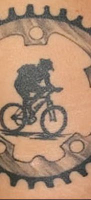 фото тату велосипед от 10.02.2018 №144 — tattoo bicycle — tatufoto.com