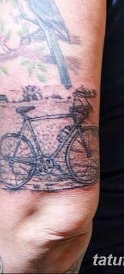 фото тату велосипед от 10.02.2018 №147 — tattoo bicycle — tatufoto.com