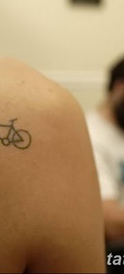 фото тату велосипед от 10.02.2018 №151 — tattoo bicycle — tatufoto.com