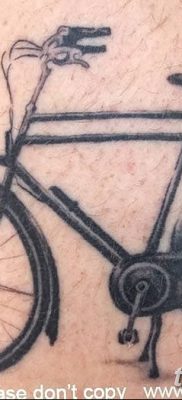фото тату велосипед от 10.02.2018 №154 — tattoo bicycle — tatufoto.com