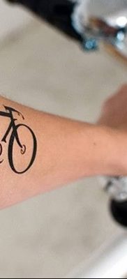 фото тату велосипед от 10.02.2018 №156 — tattoo bicycle — tatufoto.com