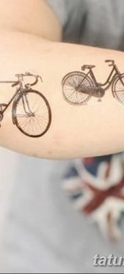 фото тату велосипед от 10.02.2018 №157 — tattoo bicycle — tatufoto.com