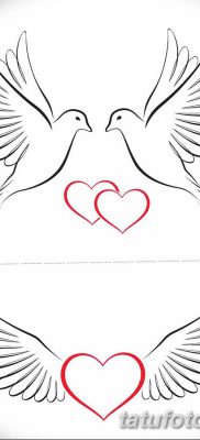 фото тату голубки от 02.02.2018 №005 — tattoo of the dove — tatufoto.com