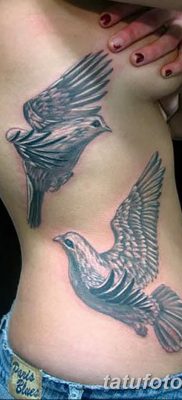 фото тату голубки от 02.02.2018 №016 — tattoo of the dove — tatufoto.com