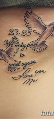 фото тату голубки от 02.02.2018 №025 — tattoo of the dove — tatufoto.com