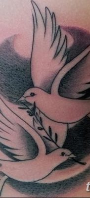 фото тату голубки от 02.02.2018 №026 — tattoo of the dove — tatufoto.com